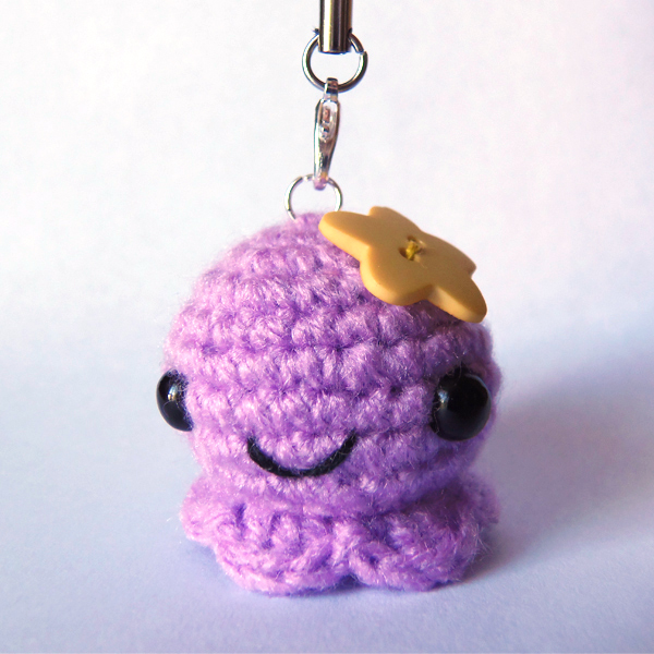Amigurumi tutorial octopus key ring